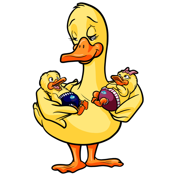 Mummy duck